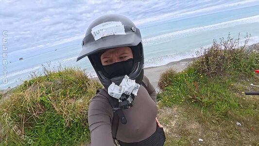 Affe auf Bike photo