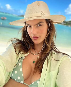 Alessandra Ambrosio in bikini Nude Leaked Photo #23