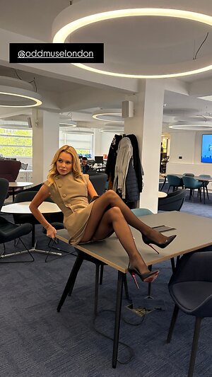 Amanda Holden upskirt