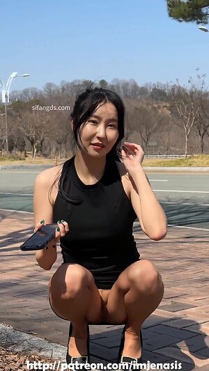 Asian babes in public