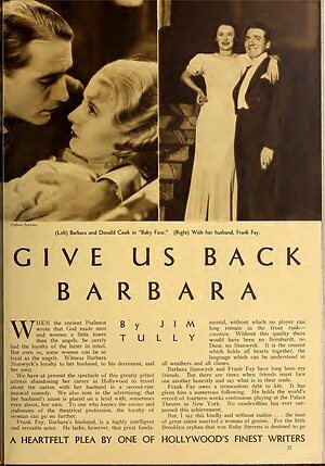 Barbara Stanwyck leaked photo #7