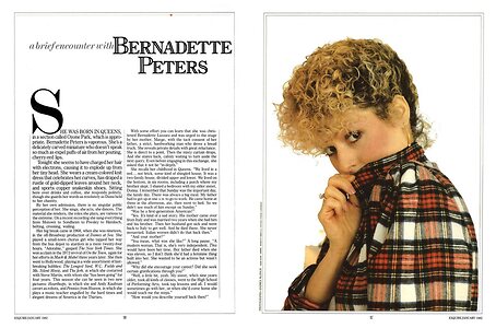 Bernadette Peters