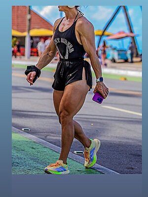 Brazilian Fitness & Muscle Girls Nude Leaked Photo #31