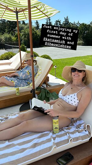 Chelsea Handler in white bikini
