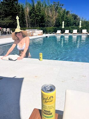 Chelsea Handler in white bikini leaked photo #4