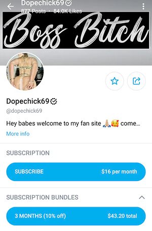 Dopechick69 Nude Leaked Photo #17