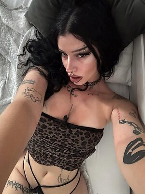 Hot german goth leaked photo #41