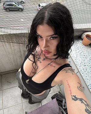 Hot german goth leaked photo #43