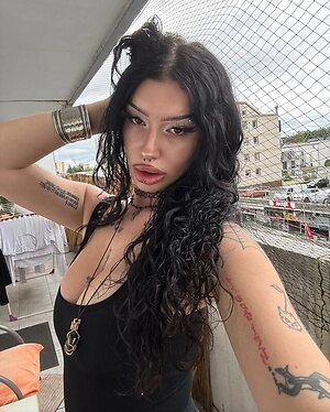 Hot german goth leaked photo #44