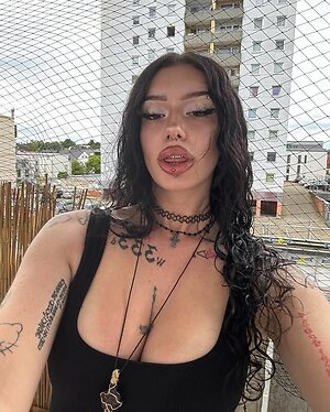Hot german goth leaked photo #45