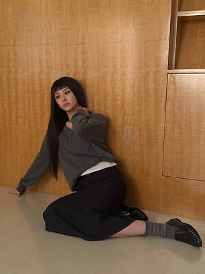 Huh Yunjin leaked photo #170