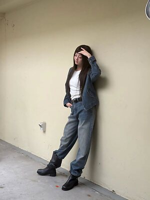 Huh Yunjin leaked photo #173