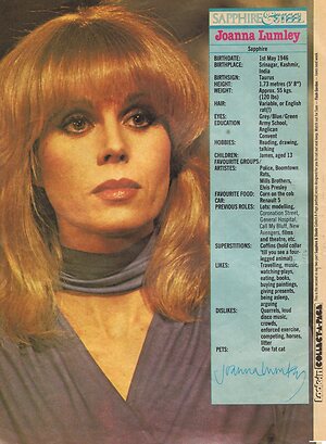 Joanna Lumley