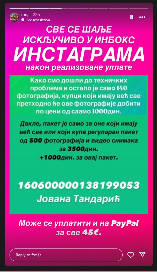 Jozica Lisica leaked photos