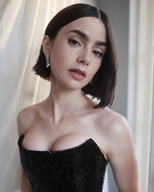 Lily Collins Hot