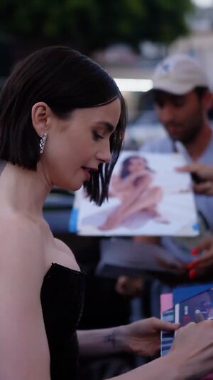 Lily Collins Hot leaked photo #86
