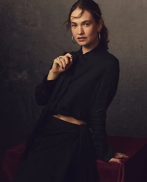 Lily James leaked photo #41
