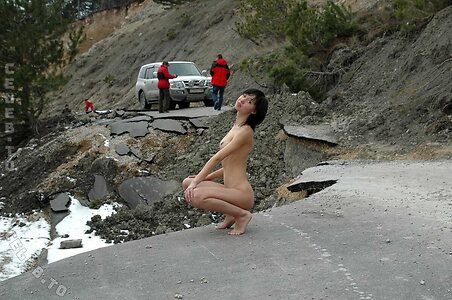 Nackt in Russland photo