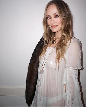 Olivia Wilde see through white dress leaked photo #4