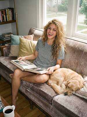 Shakira leggy