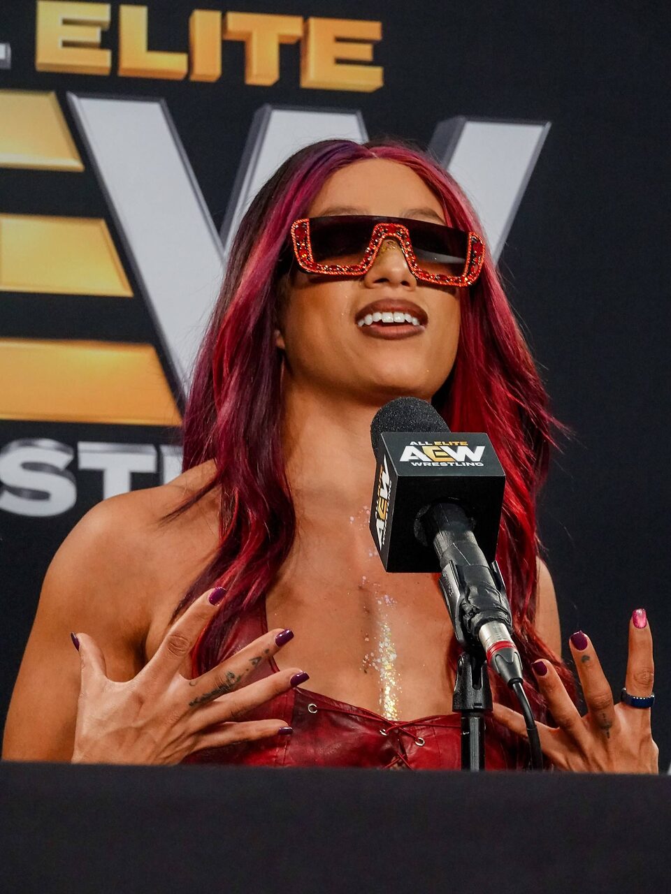 AEW Sasha Banks leaked photo #177
