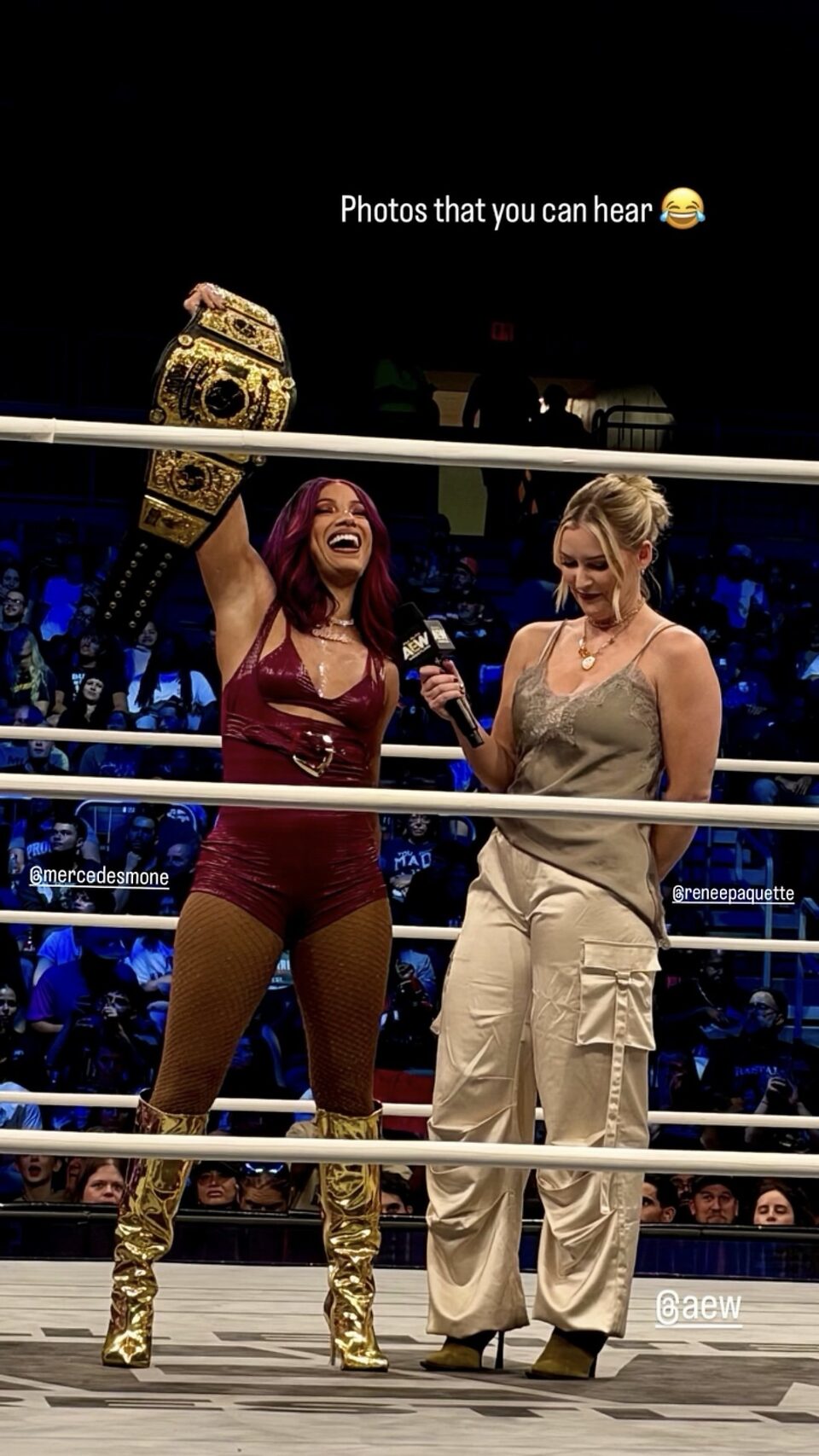 AEW Sasha Banks leaked photo #233